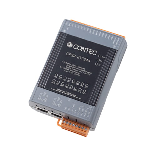 Ethernet リモートI/O (Daisy-Chain) デジタル入出力 (Daisy-Chain) 8ch DI (カウンタ) / 8ch DO (シンク)